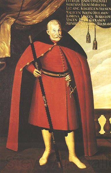 unknow artist Portrait of lukasz Opalinski, Grand Marshal of the Crown.